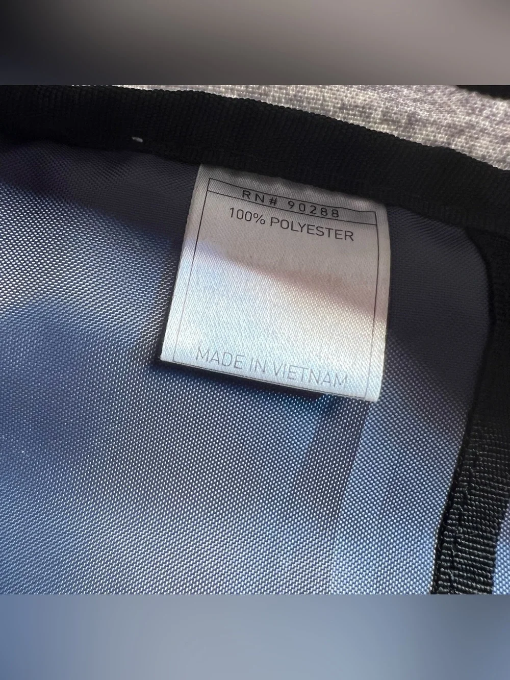 Adidas Backpack Heathered Black Blue